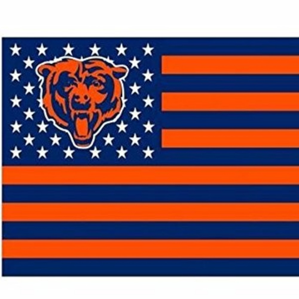 Chicago Bears American 3x5 Foot Flag